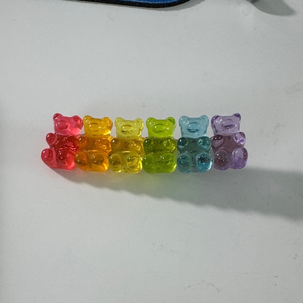 Rainbow Gummy Bear Claw Clip | Kawaii Hair Accessory